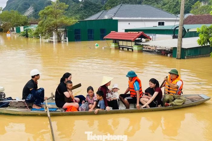 Ngập lụt xảy ra tại Nghệ An vào năm 2025.