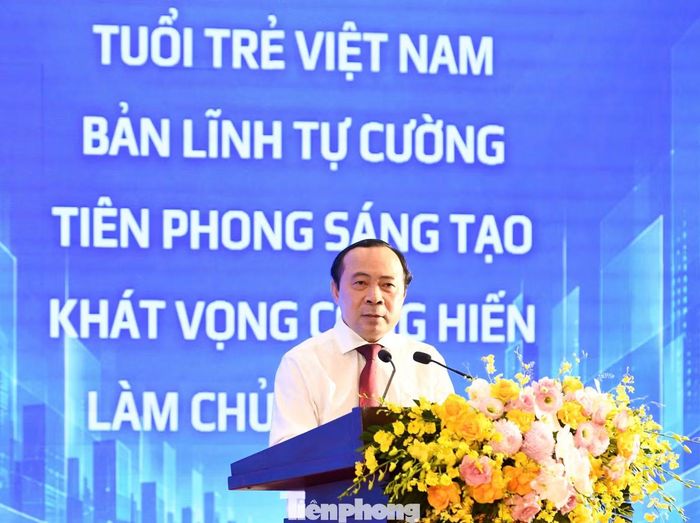 Bộ trưởng KH&CN Vũ Hải Quân kỳ vọng thanh niên sẽ có nhiều đóng góp cho sự phát triển khoa học công nghệ của đất nước.