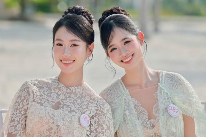 Minh Phương cho biết cát có độ lún, cảm giác di chuyển khác với trên sàn nên cô cần thời gian thích nghi. Tuy nhiên, sự mới lạ không khiến thí sinh mất tự tin. Quan sát các bạn cùng thi, cô nhận thấy mọi người đều nỗ lực giữ thần thái, thể hiện khả năng và mong từng người có thể tỏa sáng.