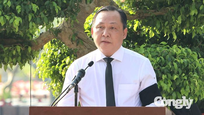 Ông Lê Công Lý - Phó Chủ tịch Thường trực UBND TP Cần Thơ phát biểu tại buổi lễ