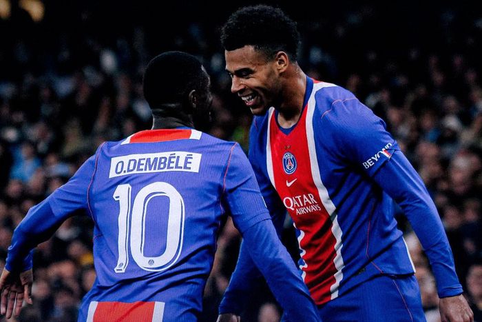 Dembele và Doue có màn trình diễn xuất sắc. Ảnh: PSG Inside