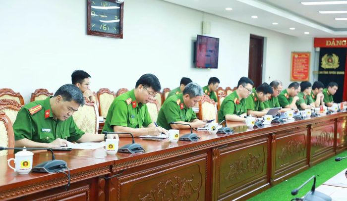 Các đại biểu tham dự hội nghị. Ảnh: Công an tỉnh Tuyên Quang
