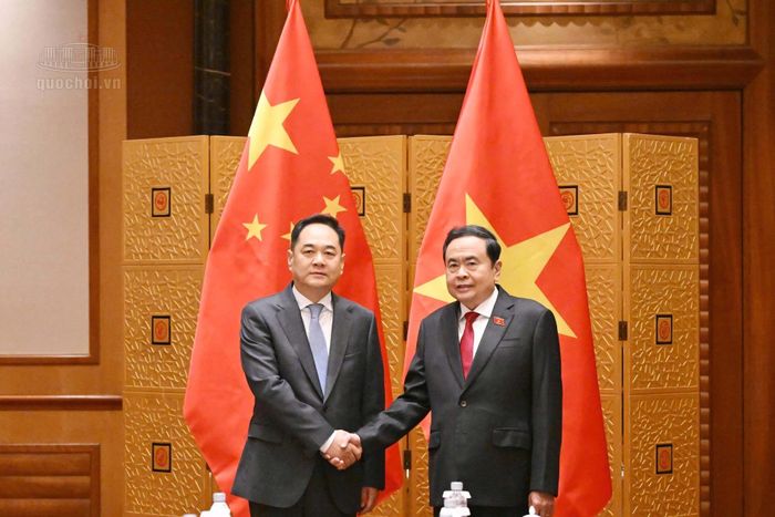 Chủ tịch Quốc hội Trần Thanh Mẫn gặp lãnh đạo Trung Quốc và tiếp xúc song phương. Ảnh: TTXVN, Media QH