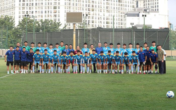 U17 Việt Nam sẵn sàng cho World Cup. Ảnh: VFF