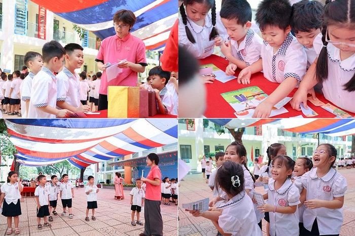 Năm trạm trò chơi trải nghiệm giúp các em vừa vui chơi, vừa củng cố kiến thức về môi trường.Năm trạm trò chơi trải nghiệm giúp các em vừa vui chơi, vừa củng cố kiến thức về môi trường.