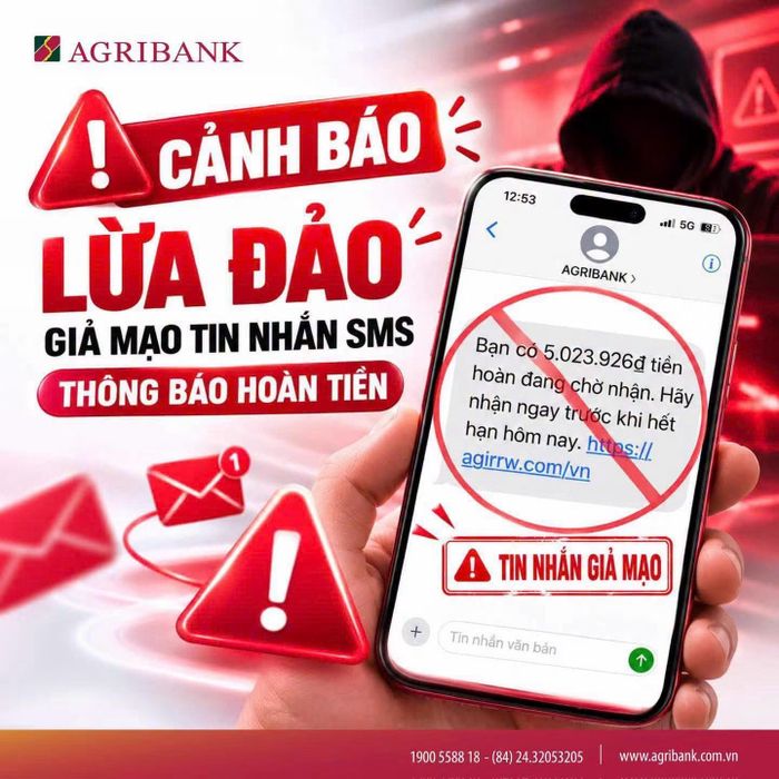 Agribank Chi nhánh Hà Tĩnh đẩy mạnh các kênh tuyên truyền đến khách hàng về các hành vi, thủ đoạn của đối tượng lừa đảo trên không gian mạng.