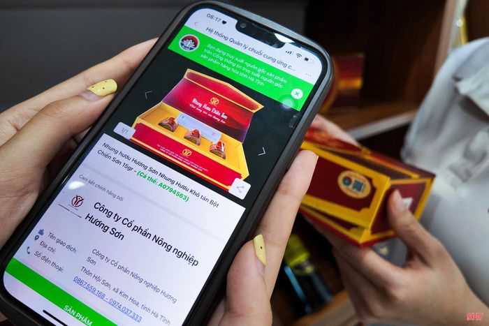 Một số sản phẩm nhung hươu Chiến Sơn được tích hợp mã QR, giúp khách hàng dễ dàng truy xuất nguồn gốc, minh bạch thông tin sản phẩm.