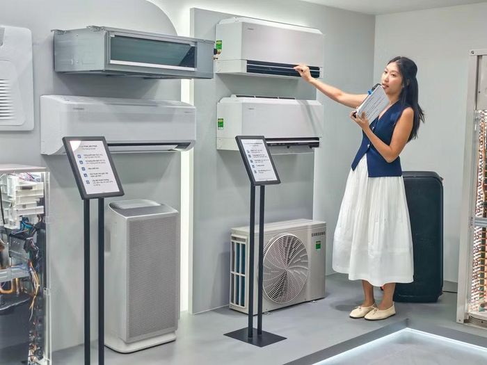 Samsung tiếp tục phát triển danh mục HVAC, tức hệ thống sưởi, thông gió và điều hòa không khí, cho không gian dân dụng và thương mại. (Ảnh: PV/Vietnam+)