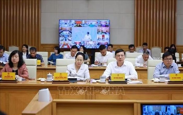 Các đại biểu dự Hội nghị triển khai thực hiện Chương trình mục tiêu quốc gia phát triển văn hóa-xã hội, nông thôn, dân tộc và miền núi giai đoạn 2026-2035. Ảnh: Dương Giang/TTXVN