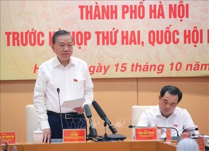 Tổng Bí thư, Chủ tịch nước Tô Lâm phát biểu. Ảnh: Văn Điệp/TTXVN