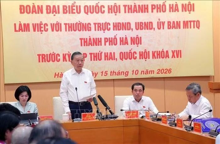 Tổng Bí thư, Chủ tịch nước Tô Lâm phát biểu. Ảnh: Văn Điệp/TTXVN
