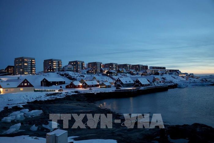 Quang cảnh thành phố Nuuk, Greenland. Ảnh: THX/TTXVN phát 