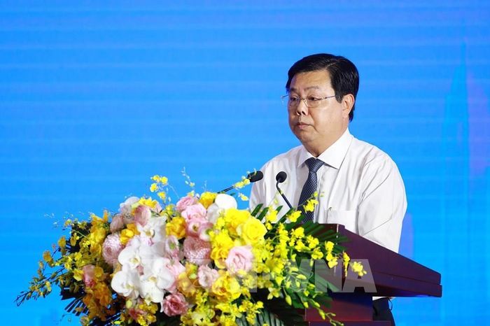 Bộ trưởng Bộ Nội vụ, Chủ nhiệm Ủy ban Quốc gia về Thanh niên Việt Nam Nguyễn Tiến Hải khai mạc đối thoại. Ảnh: Dương Giang – TTXV