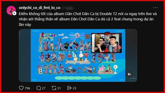 Double 2T nhận xét về album của Phương Mỹ Chi nhận được sự quan tâm từ khán giả.