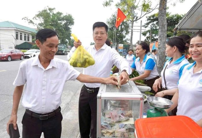 Xã Xuân Lộc lan tỏa yêu thương từ gian hàng 0 đồng vì người nghèo