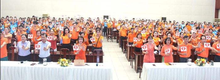 Hội LHPN quận 12 phát động tháng hành động vì Bình đẳng giới và phòng ngừa ứng phó với bạo lực trên cơ sở giới năm 2024. Ảnh: N.Y