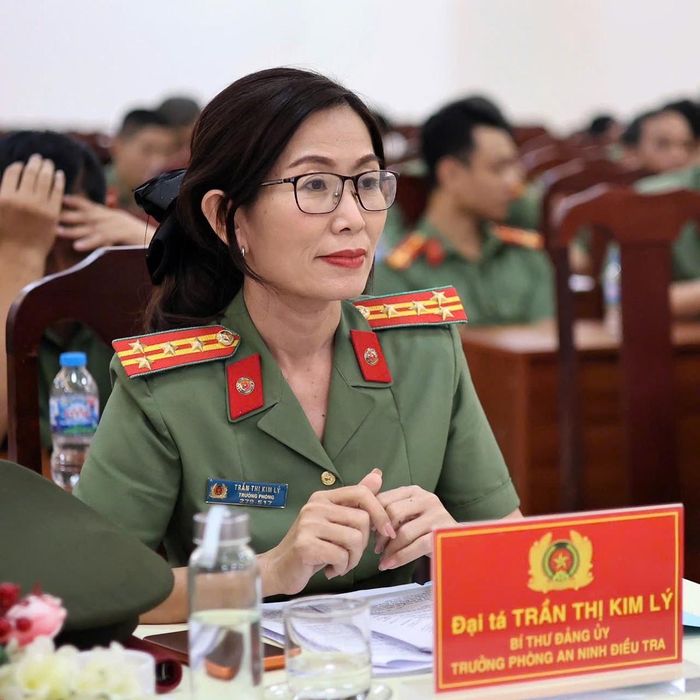 Đại tá Trần Thị Kim Lý, Trưởng phòng An ninh điều tra, Công an TP Hồ Chí Minh
