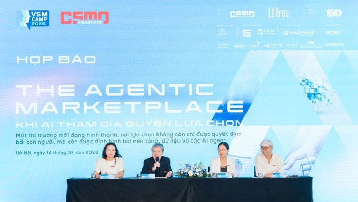 VSM Camp & CSMO Summit 2026, diễn ra ngày 19-20/11/2026 tại Hà Nội, với chủ đề "Khi AI tham gia quyền lựa chọn". Ảnh: BTC