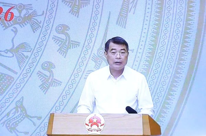 Thủ tướng Chính phủ Lê Minh Hưng phát biểu kết luận hội nghị (Ảnh chụp màn hình).