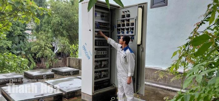 Trạm bơm chuyển bậc cầu Quảng Đại bị xuống cấp nhiều năm nay.