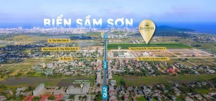 Dự án Sunrise Sầm Sơn nằm kề cạnh Trung tâm hành chính Sầm Sơn.
