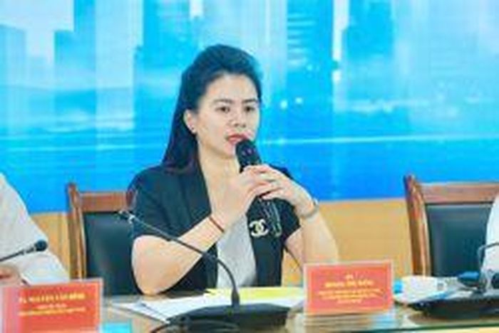 Bà Hoàng Thu Hằng, Phó Cục trưởng Cục Quản lý nhà và thị trường bất động sản (Bộ Xây dựng). Ảnh: BTC.