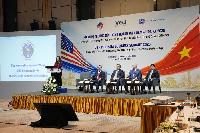 Hội nghị Thượng đỉnh Kinh doanh Việt Nam – Hoa Kỳ năm 2026. Ảnh: AmCham Việt