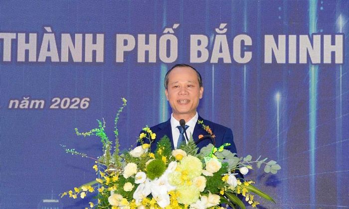  Đồng chí Mai Sơn phát biểu tại lễ khánh thành.  