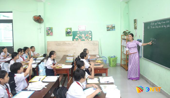 Một tiết học của học sinh Trường Tiểu học Lê Lai (phường Ngũ Hành Sơn). Ảnh: ĐẮC MẠNH