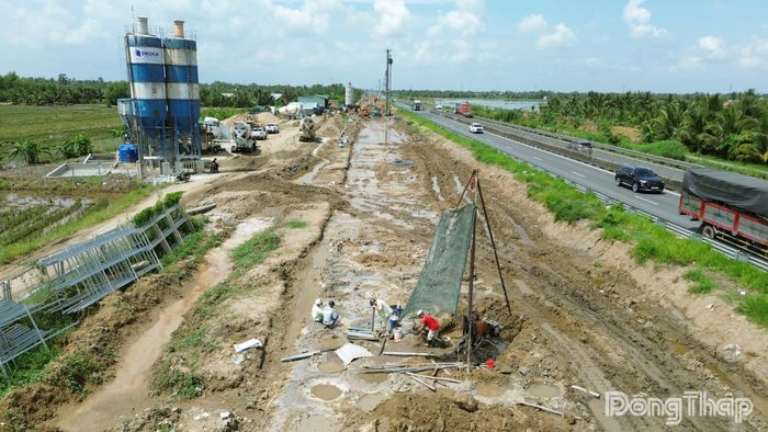 Tại gói thầu XL01A, đang được tập trung triển khai thi công các hạng mục.