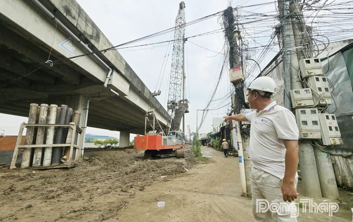 Gói thầu XL01 đoạn qua xã Mỹ Yên, tỉnh Tây Ninh đang gặp khó khăn về mặt bằng.