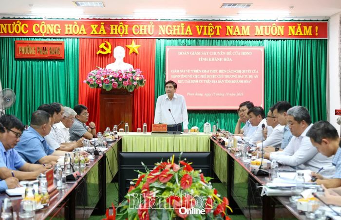 Đồng chí Lữ Thanh Hải phát biểu chỉ đạo tại buổi làm việc.