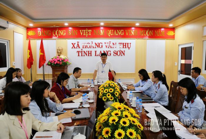 Lãnh đạo Sở Nội vụ, Trưởng Đoàn kiểm tra kỷ luật, kỷ cương hành chính và thực thi công vụ trên địa bàn tỉnh Lạng Sơn năm 2026 phát biểu kết luận buổi kiểm tra
