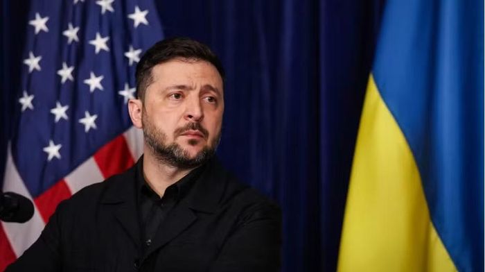 Tổng thống Ukraine Volodymyr Zelensky. (Ảnh: AFP)