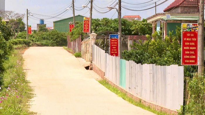 Hệ thống đèn chiếu sáng, pano được người dân tự nguyện đóng góp thực hiện