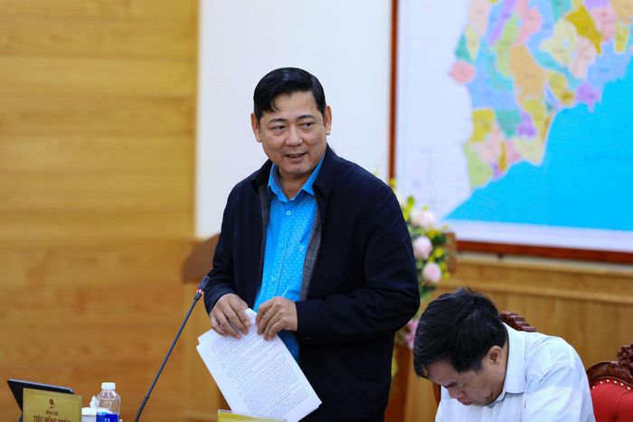Ủy viên Ban Thường vụ Tỉnh ủy, Phó Chủ tịch HĐND tỉnh Lâm Đồng Tiêu Hồng Phúc góp ý về các chỉ tiêu, nhiệm vụ năm 2027