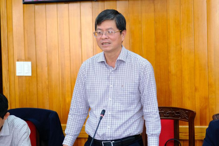 Đồng chí Nguyễn Hồng Hải, Ủy viên Ban Thường vụ Tỉnh ủy, Phó Chủ tịch Thường trực UBND tỉnh Lâm Đồng phát biểu tại buổi làm việc