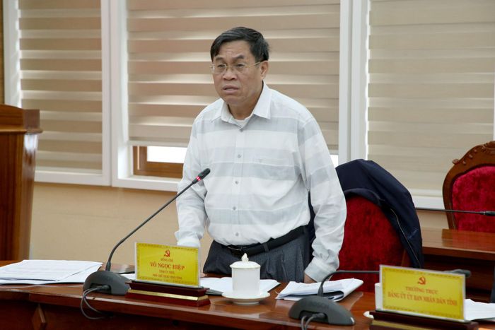 Tỉnh ủy viên, Phó Chủ tịch UBND tỉnh Lâm Đồng Võ Ngọc Hiệp đề nghị rà soát, có phương án cụ thể đối với tài sản công dôi dư