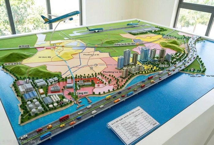Phối cảnh Khu Kinh tế đặc biệt. (Ảnh do AI tạo)