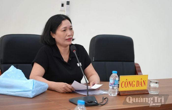 Công dân tham gia phiên tiếp dân của đồng chí Bùi Hoàng Phương, Chủ tịch UBND tỉnh - Ảnh: T.Đ