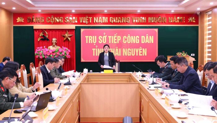 Lãnh đạo tỉnh Thái Nguyên trực tiếp đối thoại với nhân dân có đơn khiếu nại liên quan đến Dự án đường điện 220KV Tuyên Quang - Thái Nguyên (tháng 2-2026).