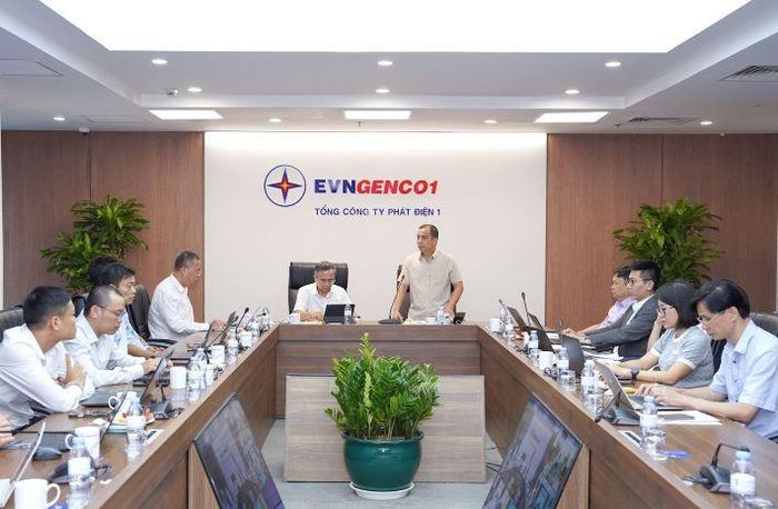Phó Tổng giám đốc EVN - Ngô Sơn Hải phát biểu tại buổi làm việc