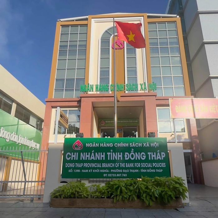 Trụ sở NHCSXH tỉnh Đồng Tháp