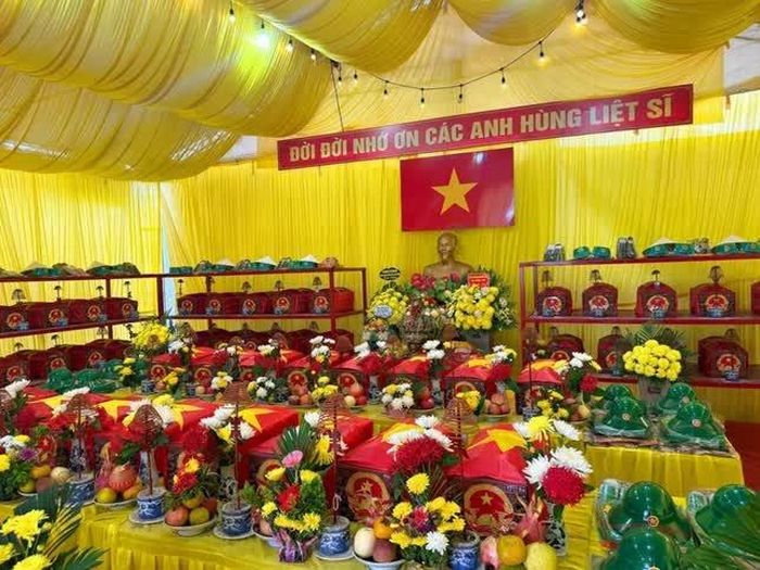 56 hài cốt đã quy tập