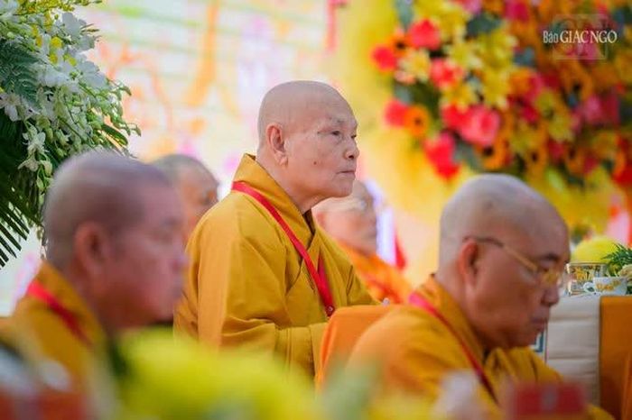 Đại hội diễn ra dưới sự chứng minh của Trưởng lão Hòa thượng Thích Thiện Nhơn, Phó Pháp chủ Hội đồng Chứng minh, Chủ tịch Hội đồng Trị sự