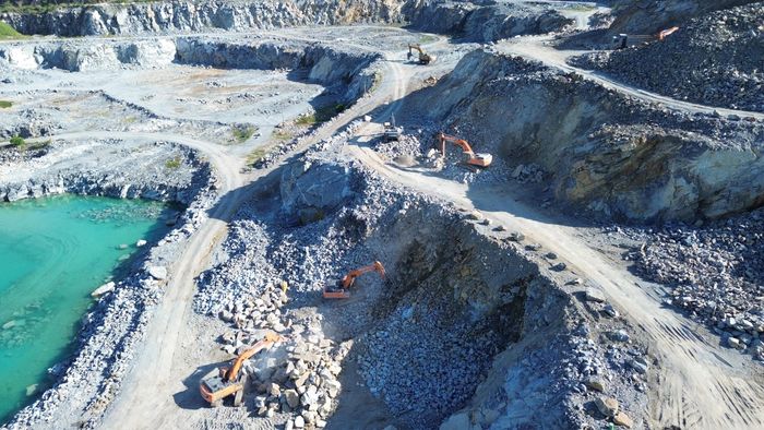 Từ nay đến hết năm 2026, Quảng Ngãi sẽ bổ sung gần 1 triệu m3 đá thành phẩm cho thị trường. (Ảnh: Lê Danh)