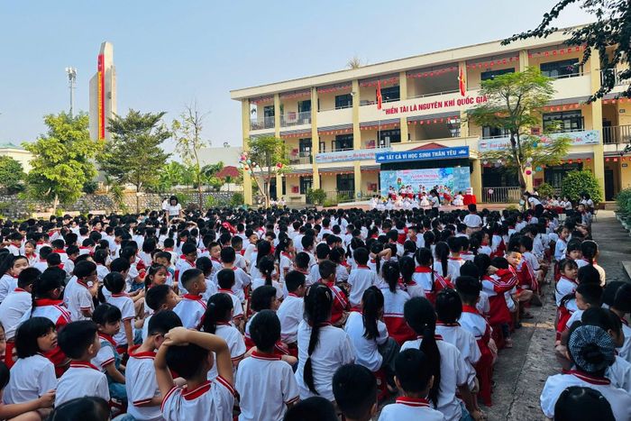 Quang cảnh chung buổi tuyên truyền (Ảnh: Phòng CSGT, Công an tỉnh Thái Nguyên)