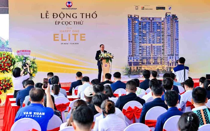 Dự án bước vào giai đoạn triển khai thực tế nằm trong kế hoạch phát triển Happy One Elite của Vạn Xuân Group.
