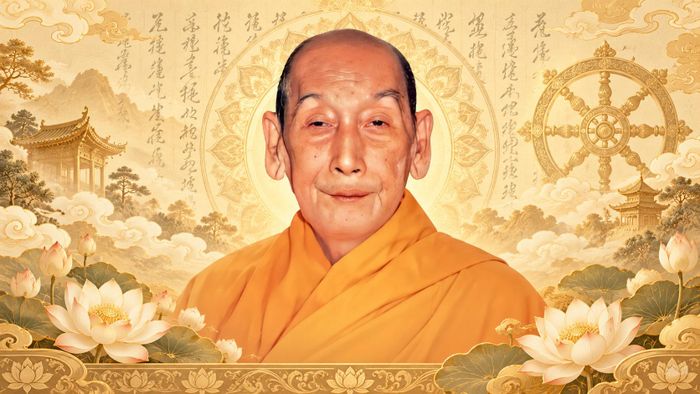 Chân dung Đại lão Hòa thượng Thích Đức Nhuận - Đệ nhất Pháp chủ Giáo hội Phật giáo Việt Nam (Ảnh: Wikipedia)