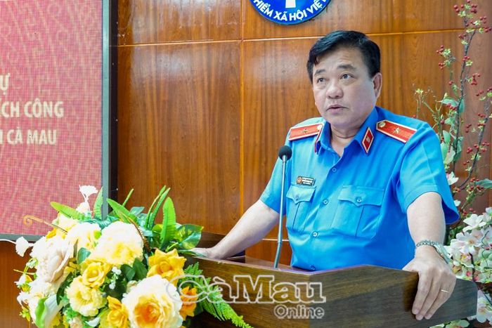 Viện trưởng Viện Kiểm sát nhân dân tỉnh Nguyễn Thanh Liêm đề nghị hai ngành sớm triển khai quy chế đến các đơn vị trực thuộc, xác định rõ đầu mối và trách nhiệm phối hợp.